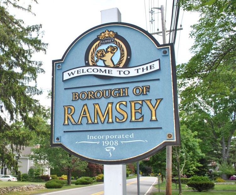 Ramsey NJ Welcome Sign